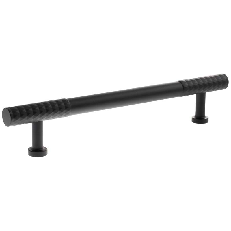 MILLHOUSE CHRYSLER DIAMOND CABINET T-BAR PULL 160HC BRS/MBK by CHASE ATLANTIC