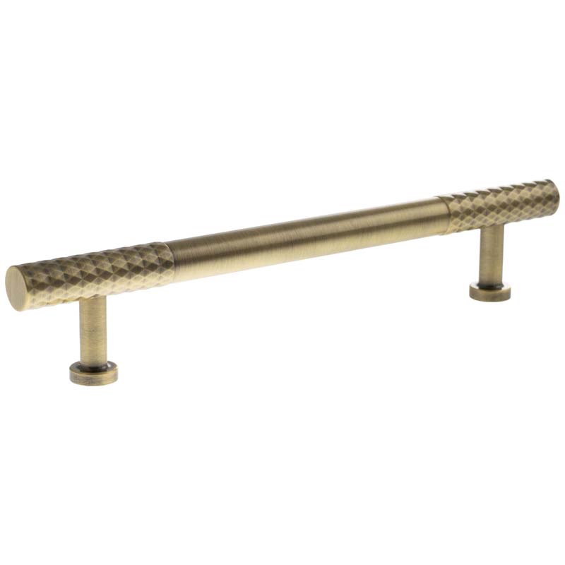 MILLHOUSE CHRYSLER DIAMOND CABINET T-BAR PULL 160HC BRS/ABR