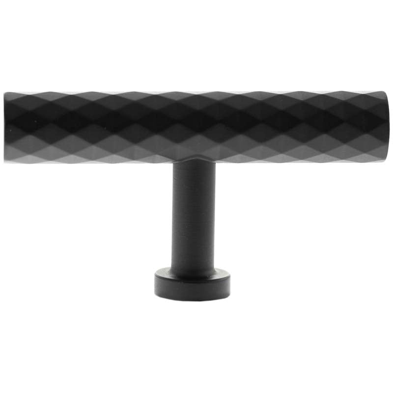 MILLHOUSE CHRYSLER DIAMOND CABINET T-BAR KNOB 75x15x40 BRS/MBK by CHASE ATLANTIC
