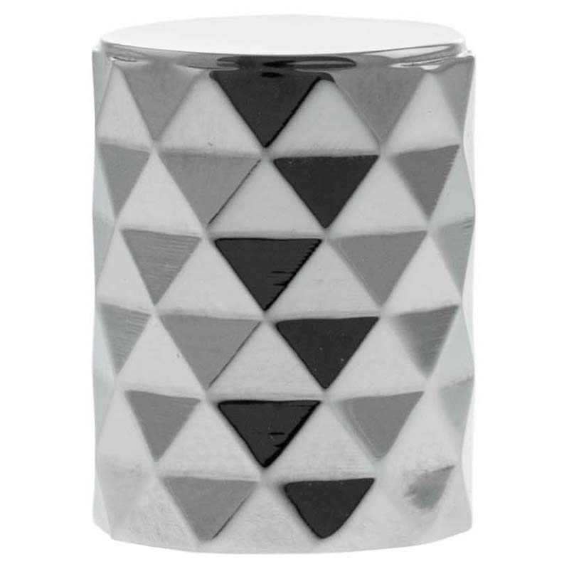MILLHOUSE CHRYSLER DIAMOND CABINET KNOB CYLINDER D20x25 BRS/PCP by CHASE ATLANTIC