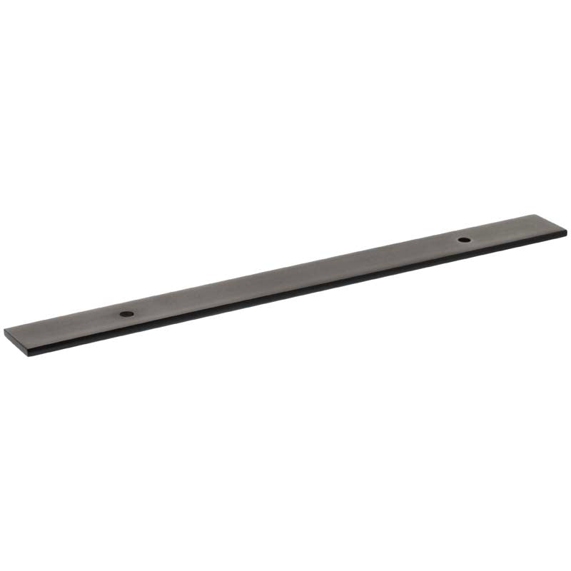 MILLHOUSE CABINET HANDLE BACKPLATE LONG WIDE 128HC BRS/MBK by CHASE ATLANTIC