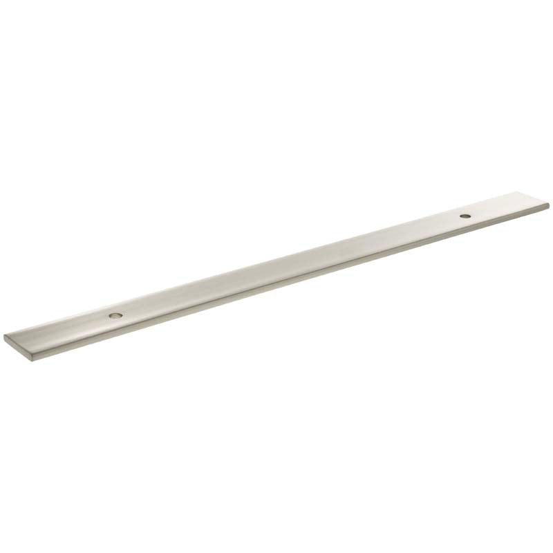 MILLHOUSE CABINET HANDLE BACKPLATE LONG WIDE 160HC BRS/SNP by CHASE ATLANTIC