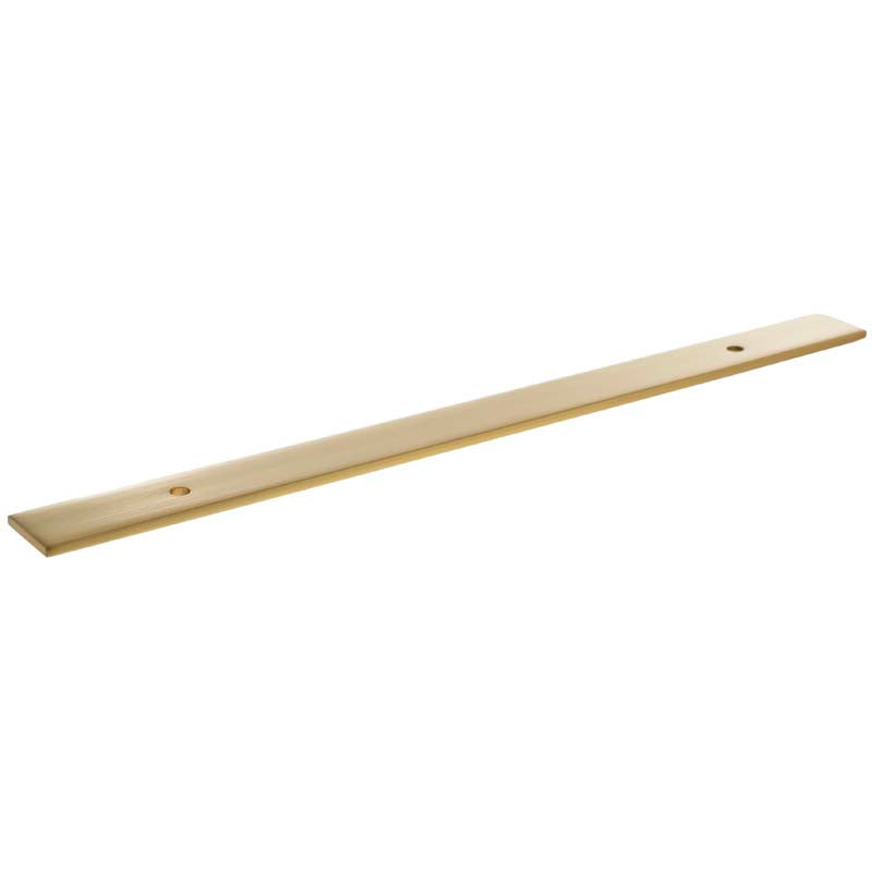 MILLHOUSE CABINET HANDLE BACKPLATE LONG WIDE 160HC BRS/SBR by CHASE ATLANTIC