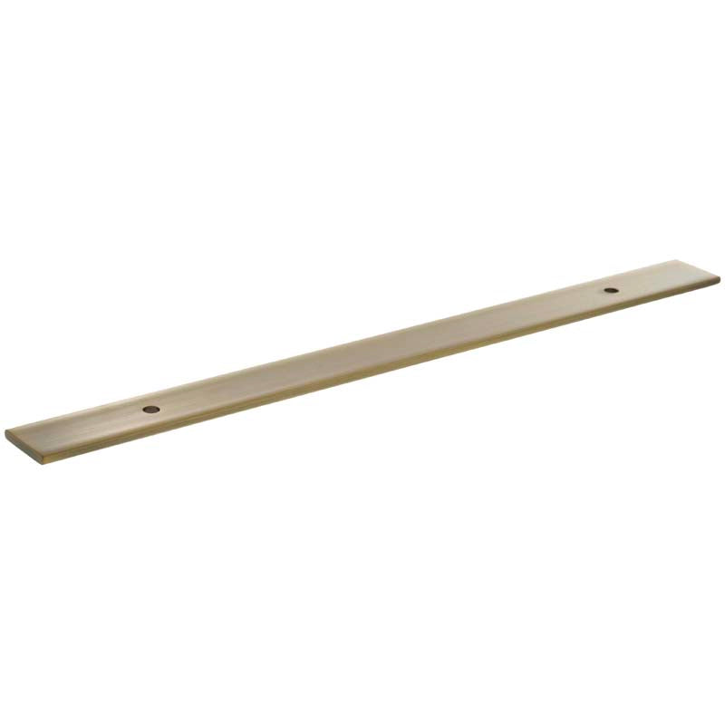 MILLHOUSE CABINET HANDLE BACKPLATE LONG WIDE 160HC BRS/ABR by CHASE ATLANTIC