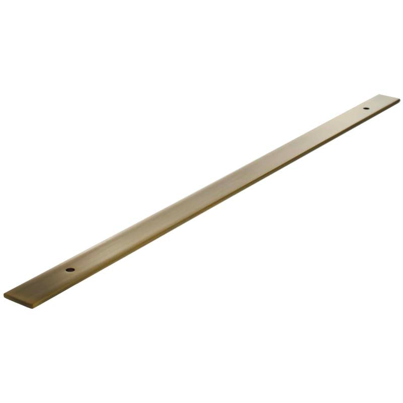 MILLHOUSE CABINET HANDLE BACKPLATE LONG WIDE 320HC BRS/ABR by CHASE ATLANTIC