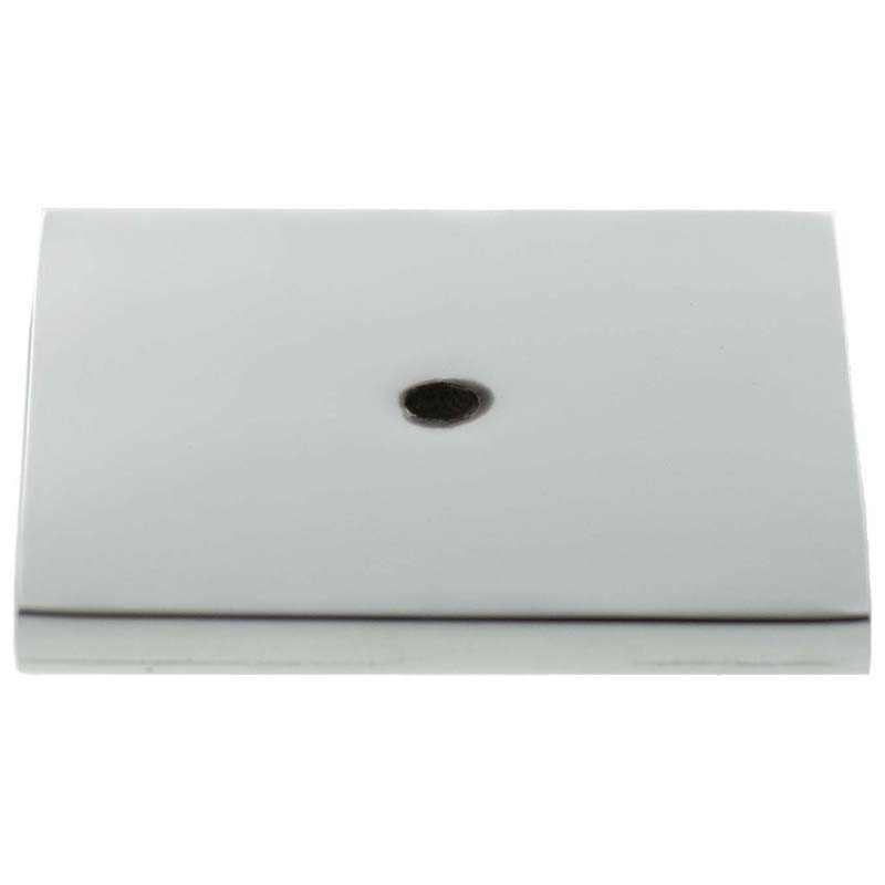 MILLHOUSE CABINET HANDLE BACKPLATE SQUARE 50x50x4 BRS/PCP