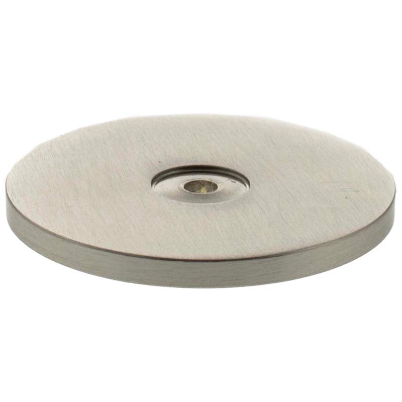 MILLHOUSE CABINET HANDLE BACKPLATE ROUND 50x4 BRS/SNP by CHASE ATLANTIC