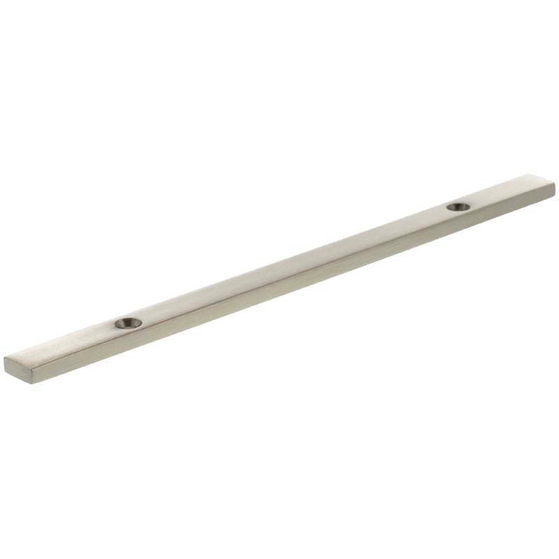 MILLHOUSE CABINET HANDLE BACKPLATE LONG NARROW 128HC BRS/SNP by CHASE ATLANTIC