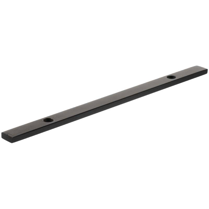 MILLHOUSE CABINET HANDLE BACKPLATE LONG NARROW 128HC BRS/MBK by CHASE ATLANTIC