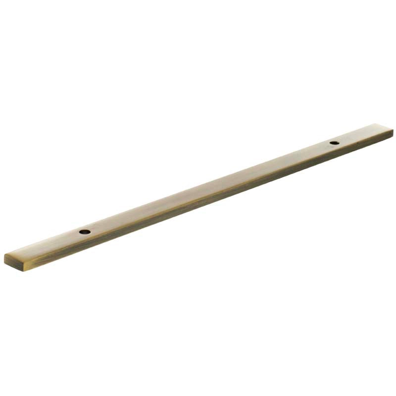 MILLHOUSE CABINET HANDLE BACKPLATE LONG NARROW 160HC BRS/ABR by CHASE ATLANTIC