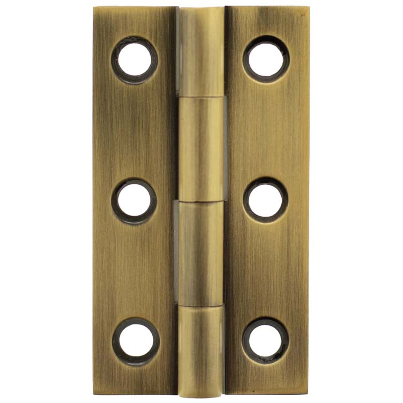 MILLHOUSE CABINET BUTT HINGE 50x28x2 BRS/ABR by CHASE ATLANTIC