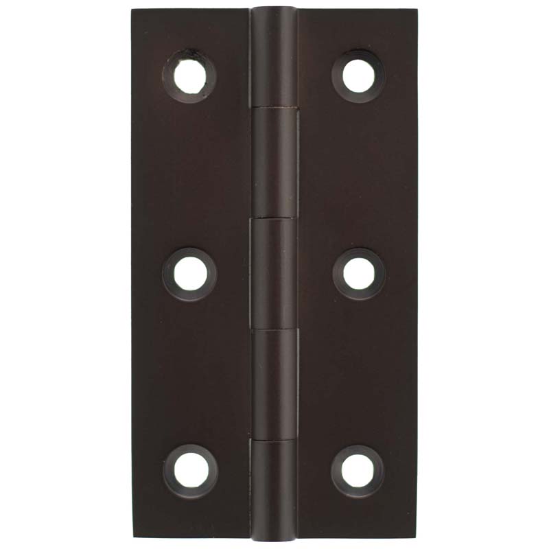 MILLHOUSE CABINET BUTT HINGE 75X41x2 BRS/UDBZ