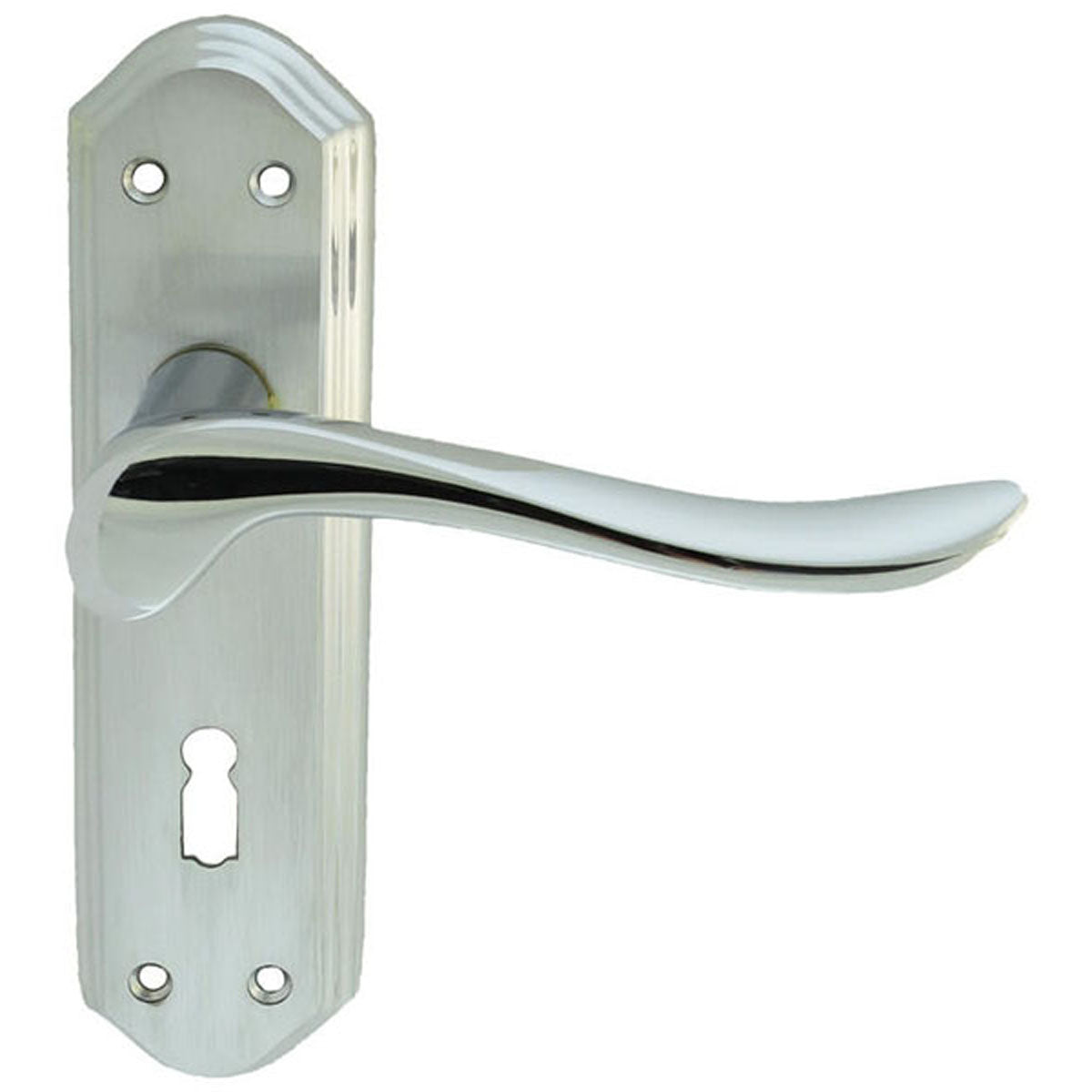 LYTHAM LEVER HANDLE LOCK 180x48 SCPC DL450SCCP by CARLISLE BRASS