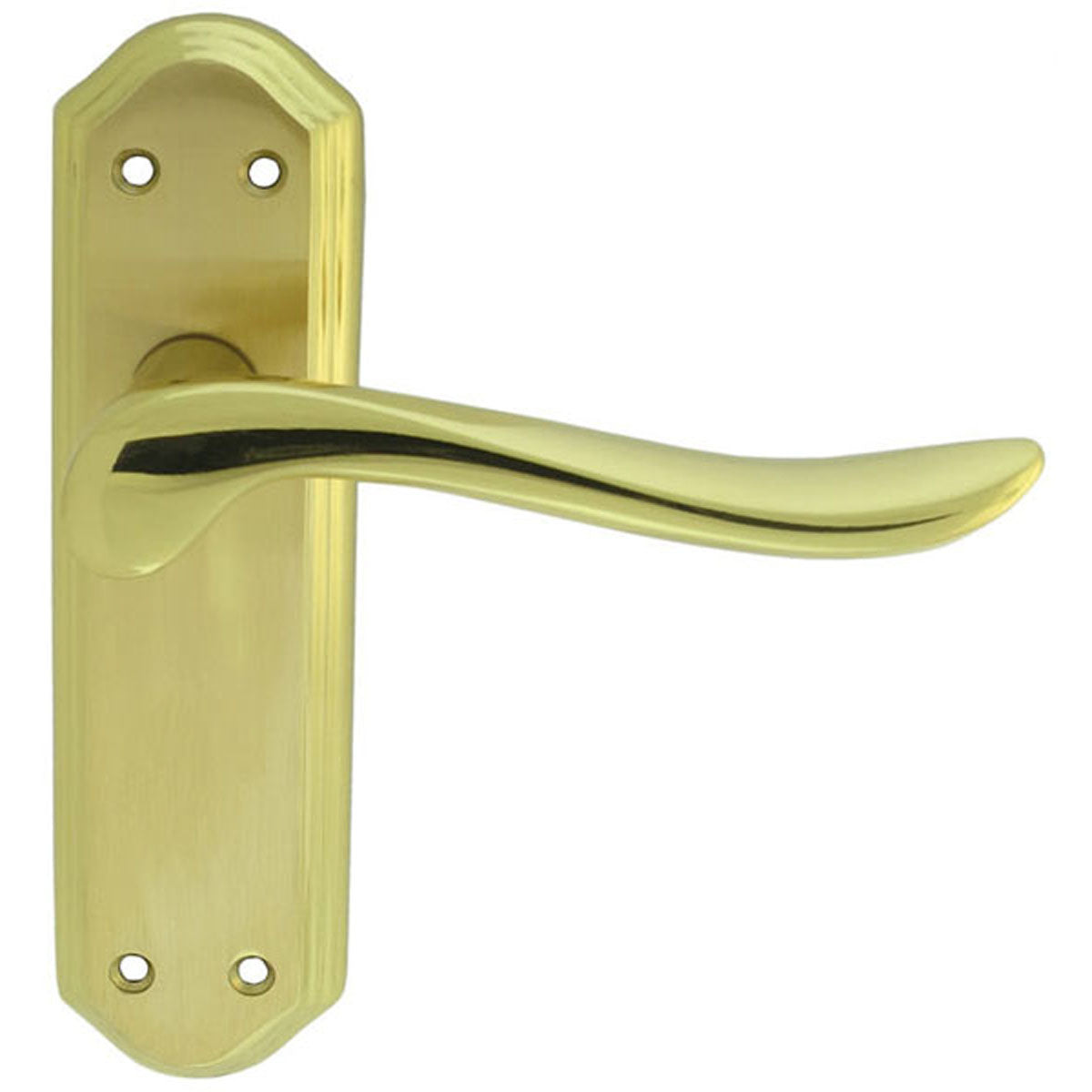 LYTHAM LEVER HANDLE LATCH 180x48 SBPB DL451SBPB by CARLISLE BRASS