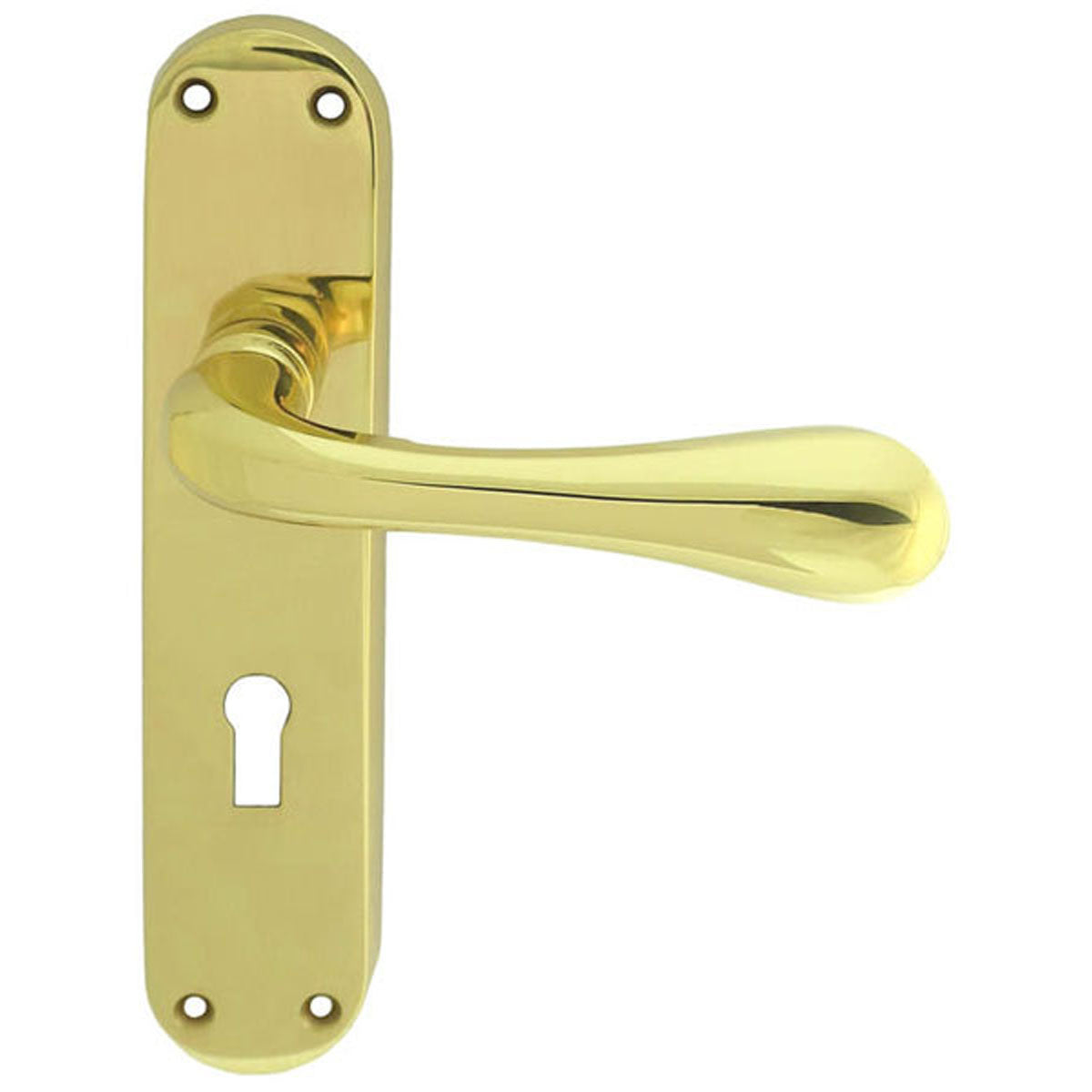 ASTRO LEVER HANDLE LOCK 185x40 PBR EL21 by CARLISLE BRASS