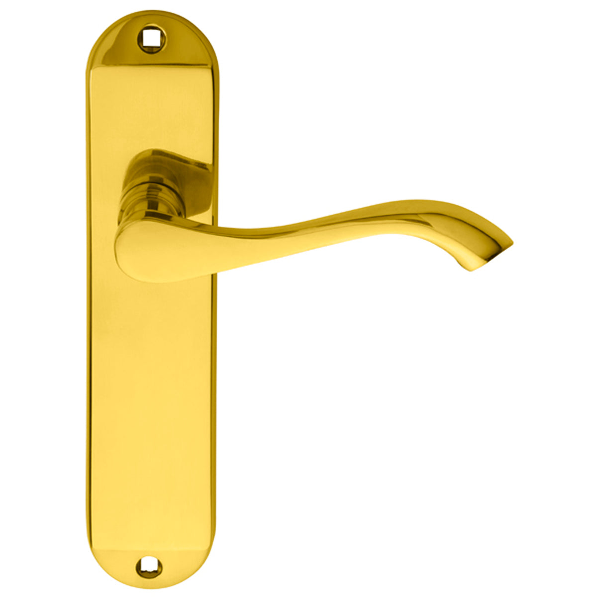 ANDROS LEVER HANDLE LATCH 180x40 PBR DL181 by CARLISLE BRASS