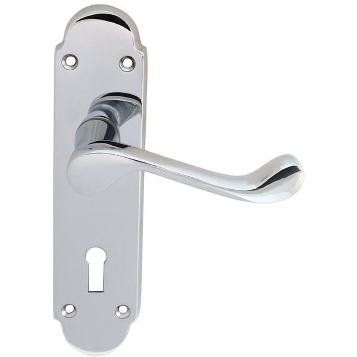 OAKLEY LEVER HANDLE LOCK 170x42 PCP DL168CP by CARLISLE BRASS