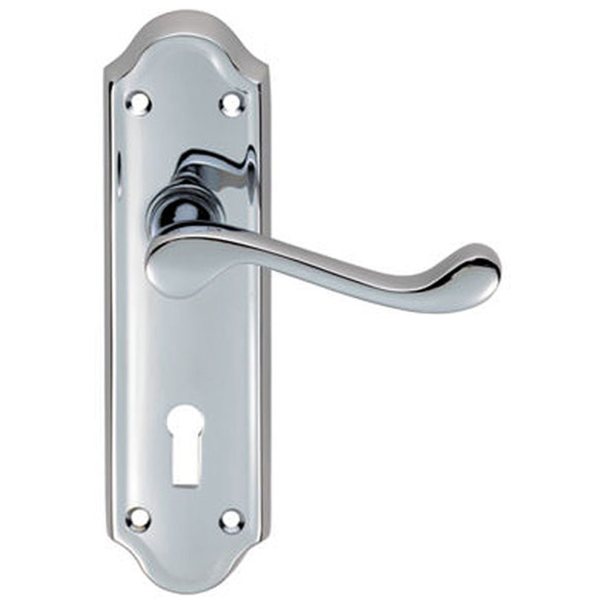 ASHTED LEVER HANDLE LOCK 168x47 PCP DL17CP by CARLISLE BRASS