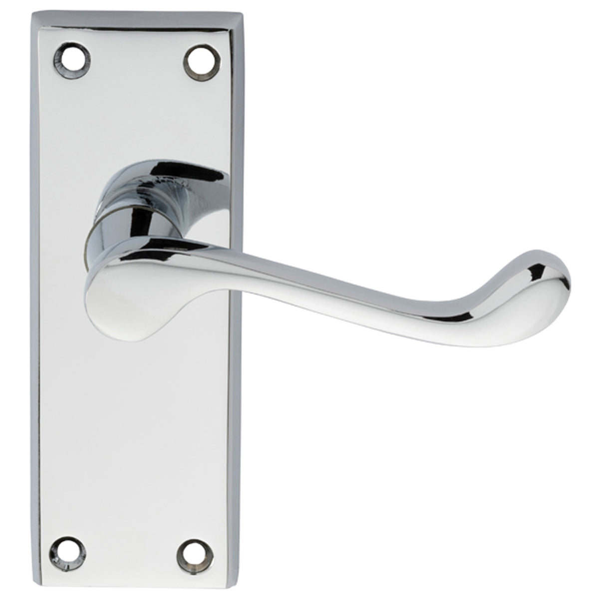 SCROLL LEVER HANDLE LATCH 118x42 PCP DL55CP by CARLISLE BRASS