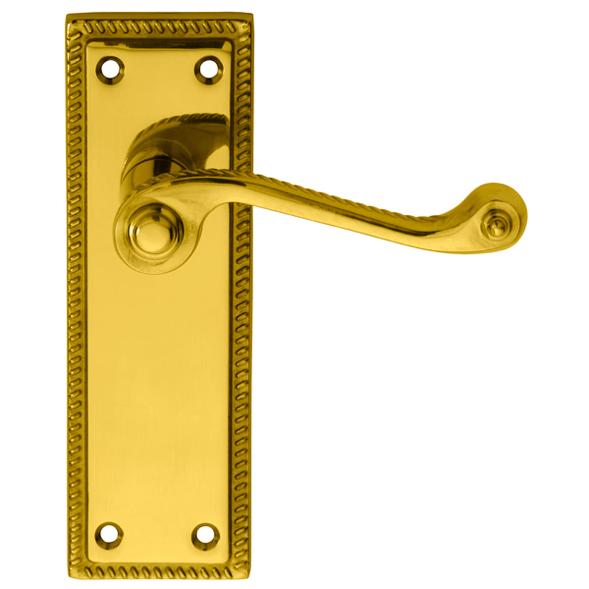 GEORGIAN LEVER HANDLE SWEEDOR 150x48 PBR FG1S by CARLISLE BRASS