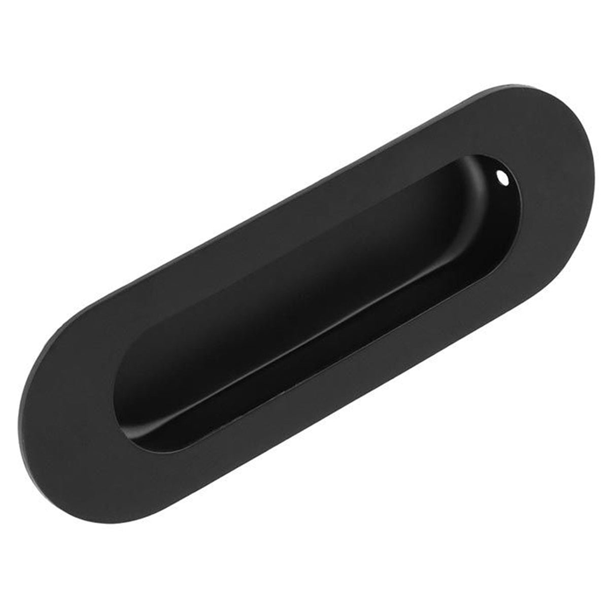 STX FLUSH PHANDLE RAD 120x41 MBK FPH1001MB by CARLISLE BRASS
