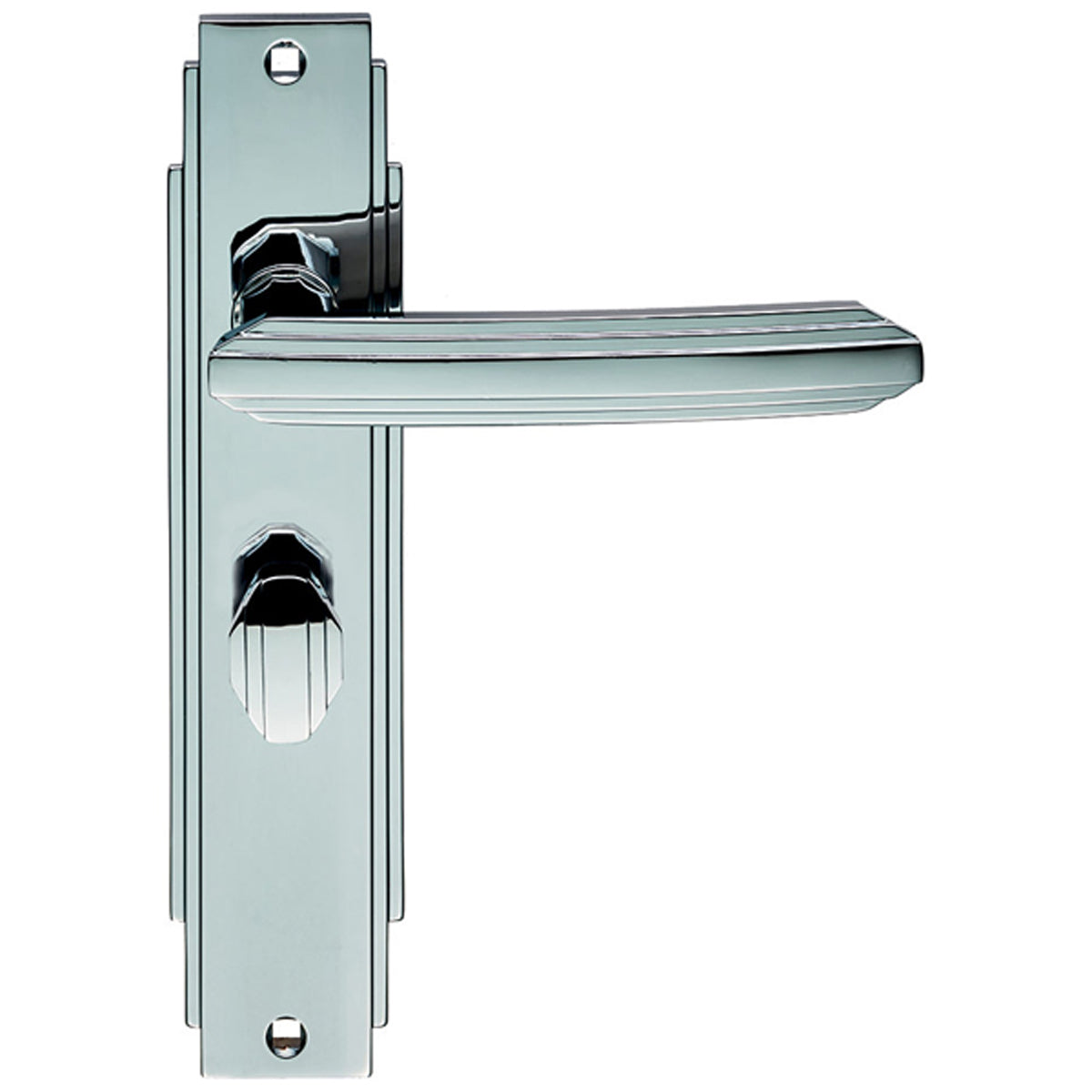 ART LEVER HANDLE+BPL BATH 132 PCP ADR013CP by CARLISLE BRASS