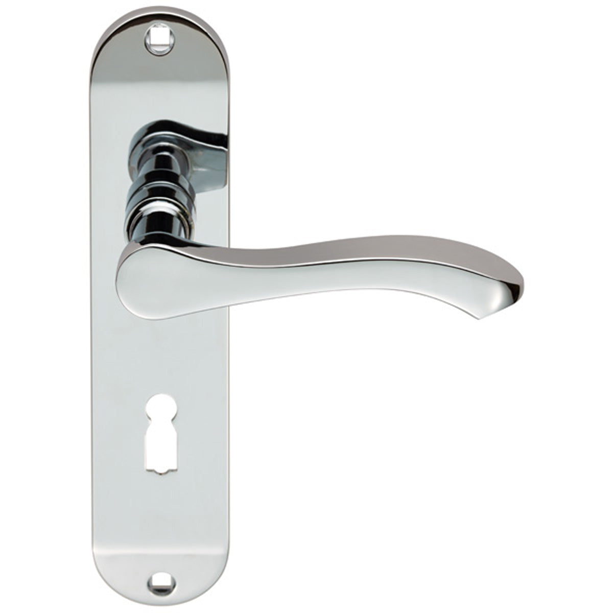 SEROZM LEVER HANDLE LOCK 180x40 PCP SZM131CP by CARLISLE BRASS