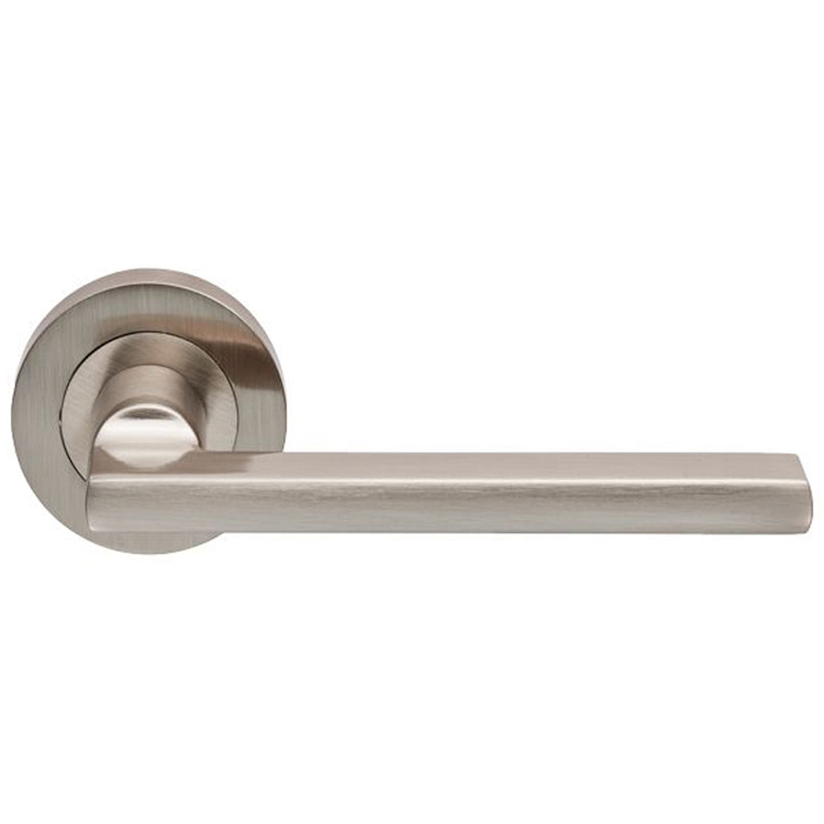 TRENTINO LEVER HANDLE D50x124 SNP EUL030SN by CARLISLE BRASS
