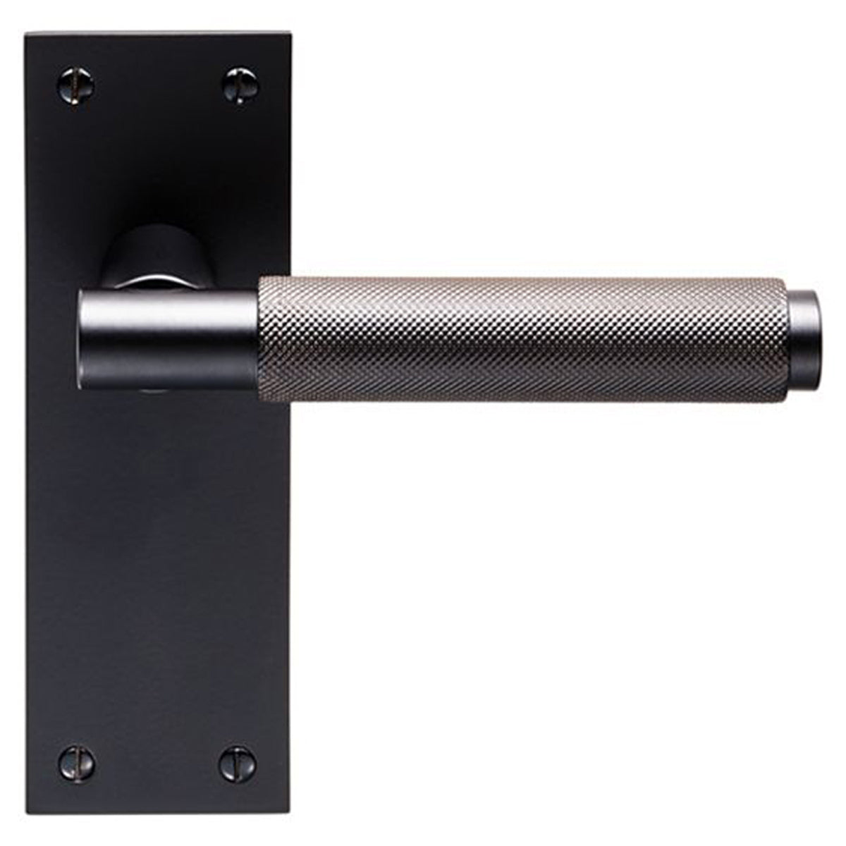 DISCONTINUED VARESE LEVER HANDLE LATCH 130 MBK EUL052MB by CARLISLE BRASS