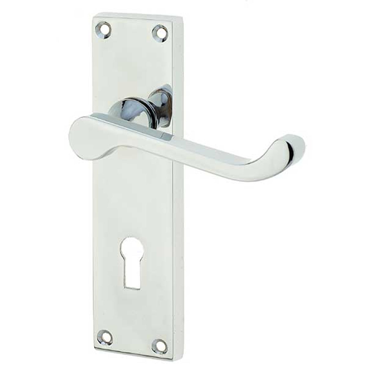 VICTORIAN SCROLL LEVER HANDLE LOCK 153x41x97 PCP JV10PC