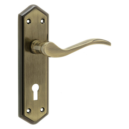 JEDO PARIS SUITE LEVER HANDLE LOCK 168x46x105 ABR JV280AB