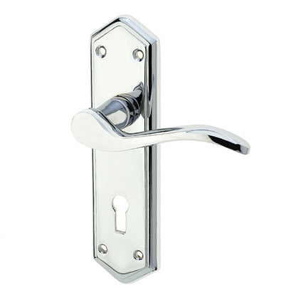 JEDO PARIS SUITE LEVER HANDLE LOCK 168x46x105 PCP JV280PC