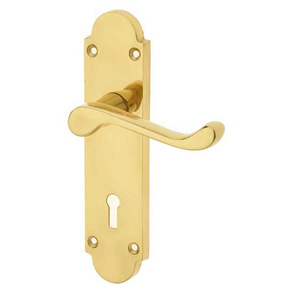 JEDO EPSOM SUITE LEVER HANDLE LOCK 169x40x97 PBR JV250PB