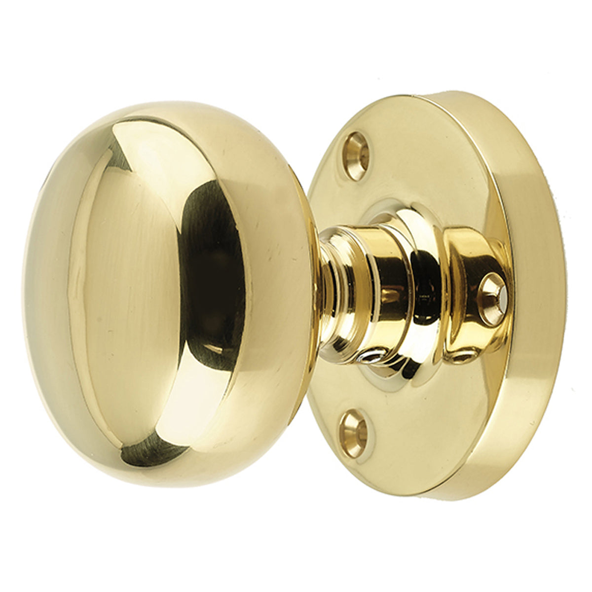 JEDO MUSHROOM MORTICE KNOB D60x60xD52 PBR JV35PB