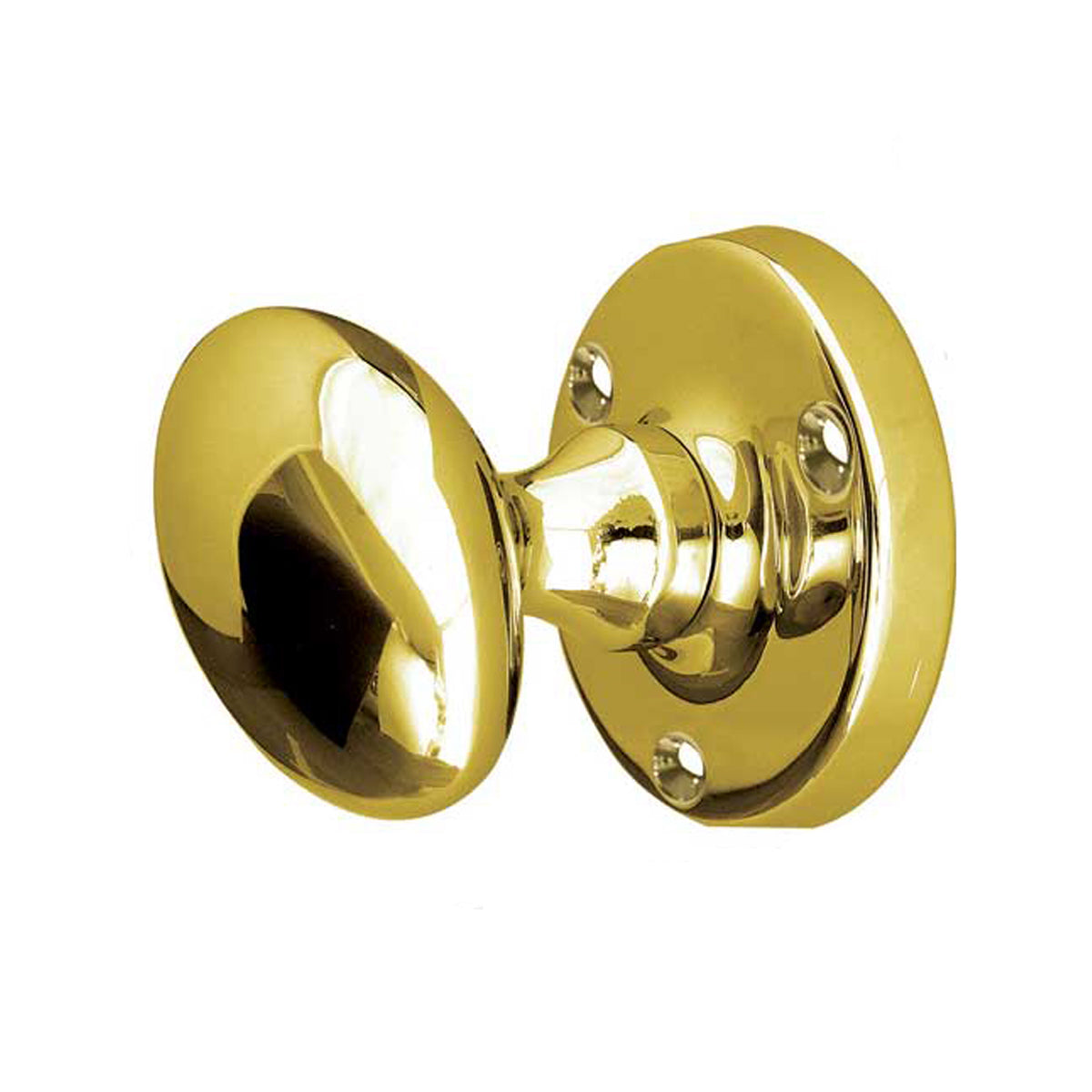 JEDO KNOTRAX OVAL MORTICE KNOB D60x64x55 PBR JV34BPB