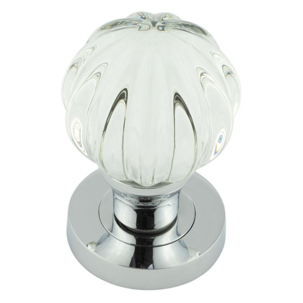 JEDO PUMPKIN GLASS MORTICE KNOB D60x86xD55 PCP JH4202PC