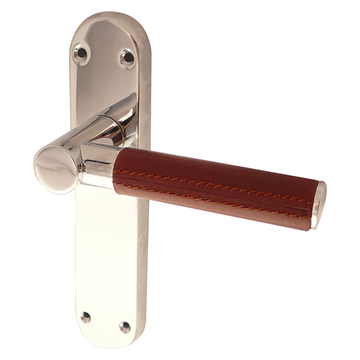 ASCOT SUITE LEVER HANDLE LATCH 183x40x119 PCP/BRN JV4007PC