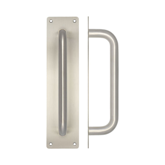 PULL HANDLE+PLATE 304 225x19 SSS