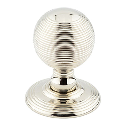 JEDO REEDED MORTICE DOOR KNOB D62x80 PNP