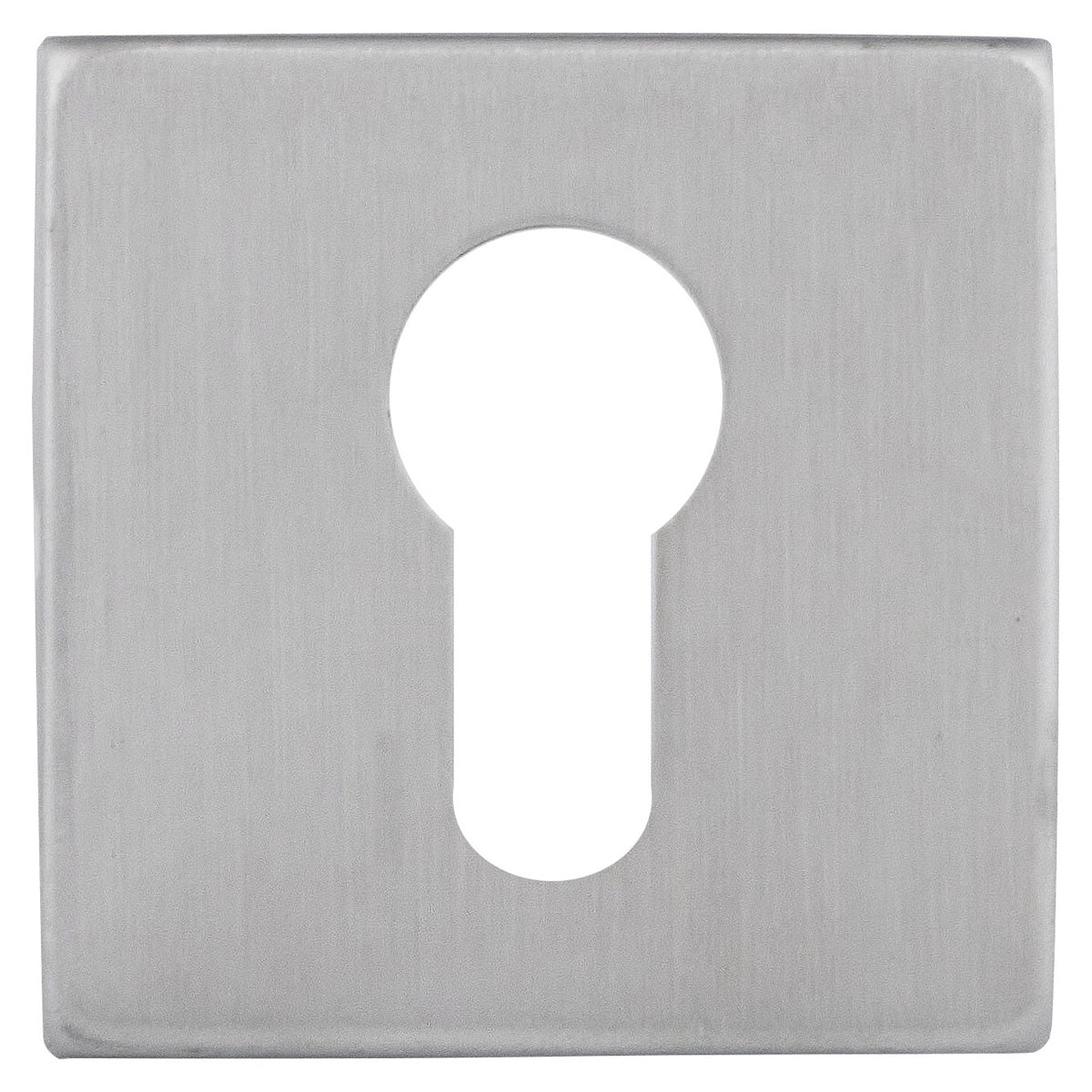 ECLIPSE STAINLESS STEEL SQUARE ESCUTCHEON EURO SSS by FRISCO UK SALES LTD