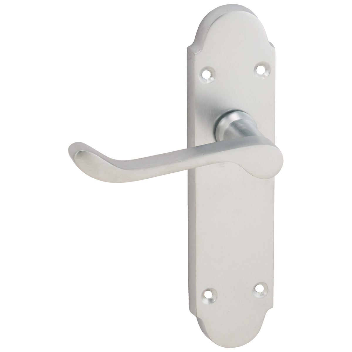 ECLIPSE CHROMAXE LEVER HANDLE+BACKPLATE 170x42 LATCH SCP by FRISCO UK SALES LTD