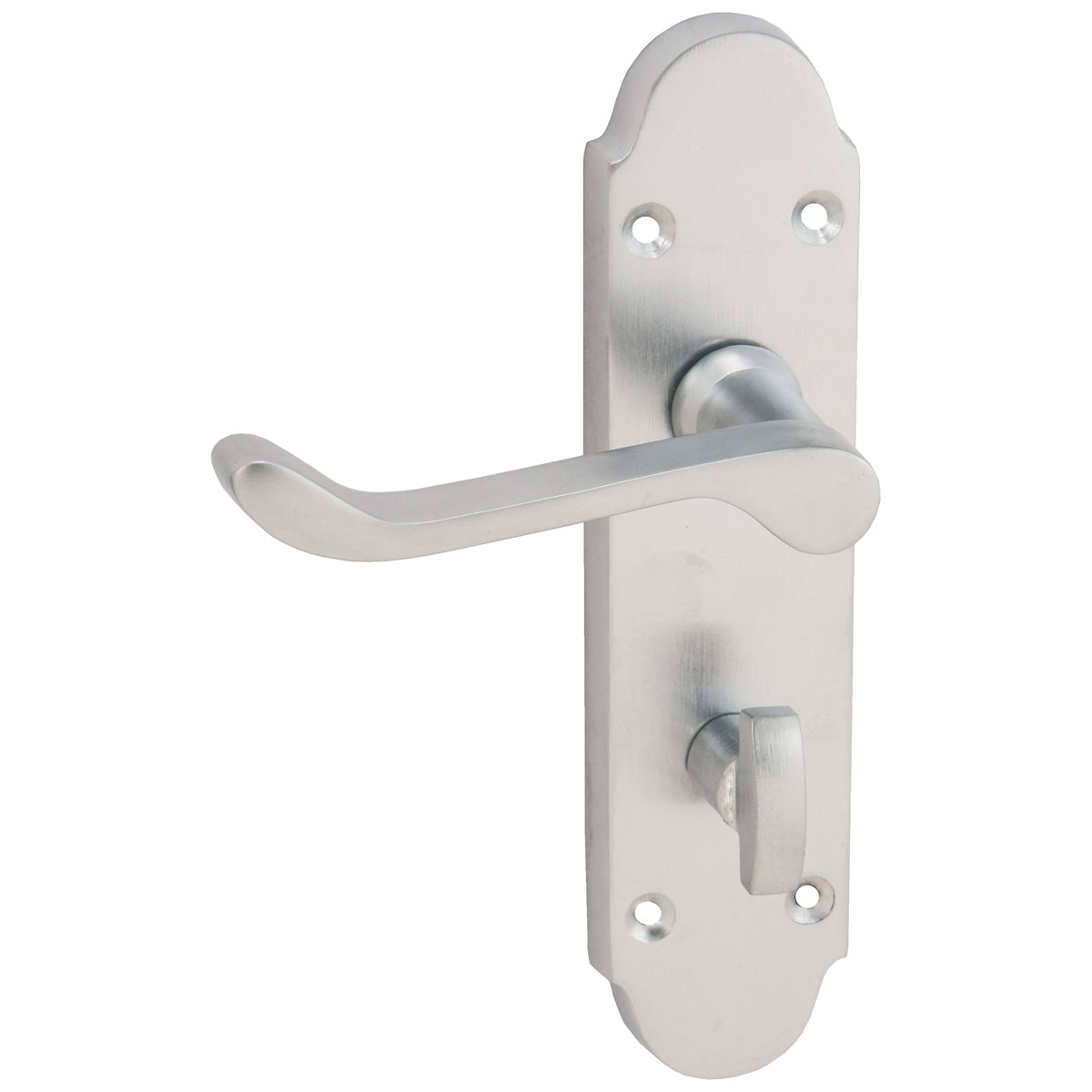 ECLIPSE CHROMAXE LEVER HANDLE+BACKPLATE 170x42 BATHROOM SCP by FRISCO UK SALES LTD