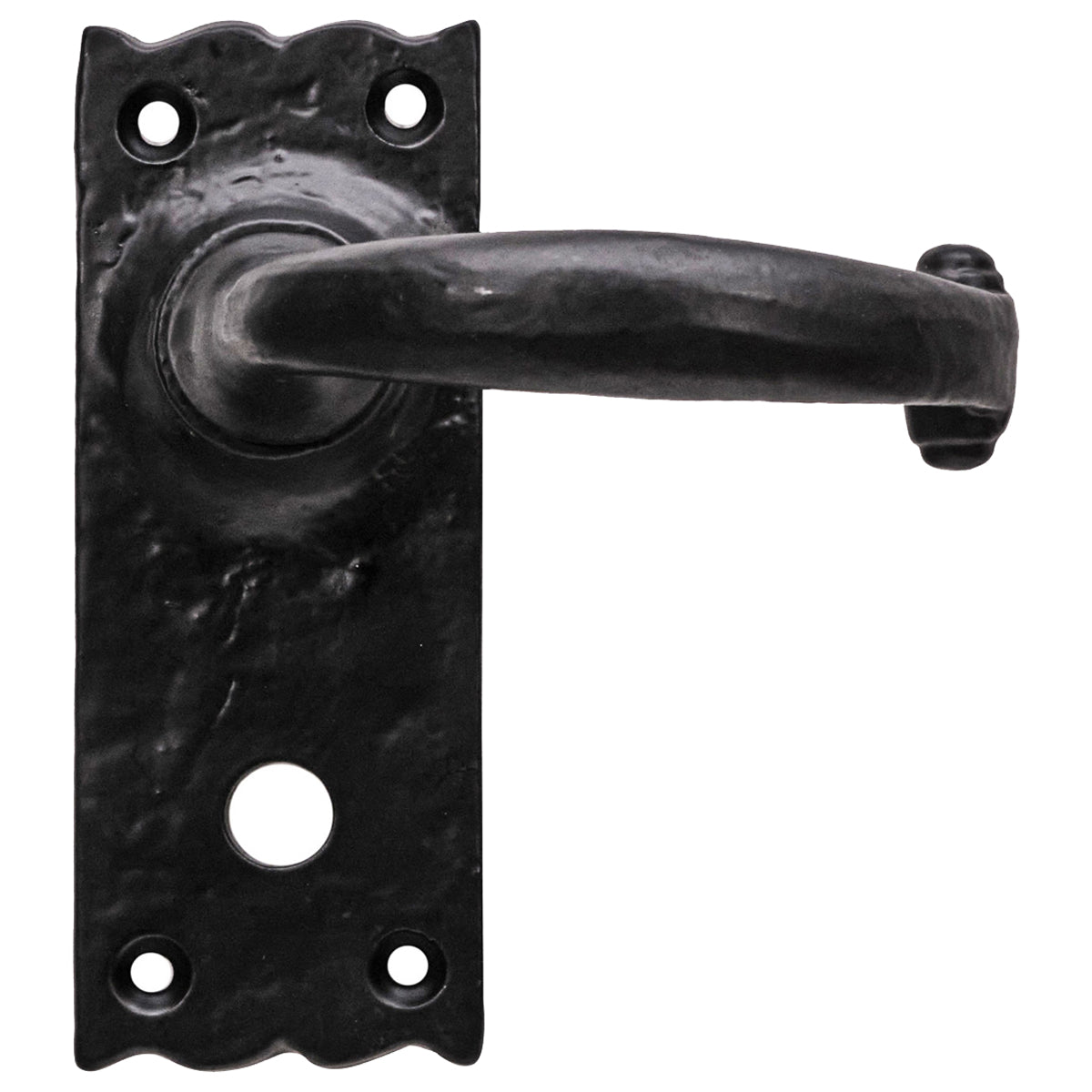 BLACK ANTIQUE WESSEX LEVER HANDLE SET BATHROOM 128x50 ABK