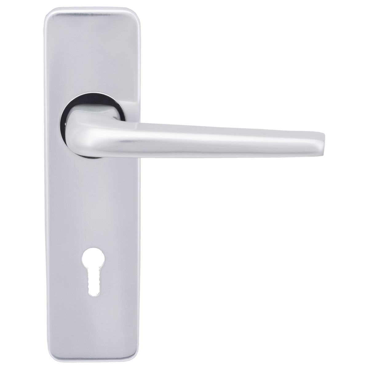 ECLIPSE 1000 SERIES LEVER HANDLE+BACKPLATE 154x40 LOCK PAA by FRISCO UK SALES LTD