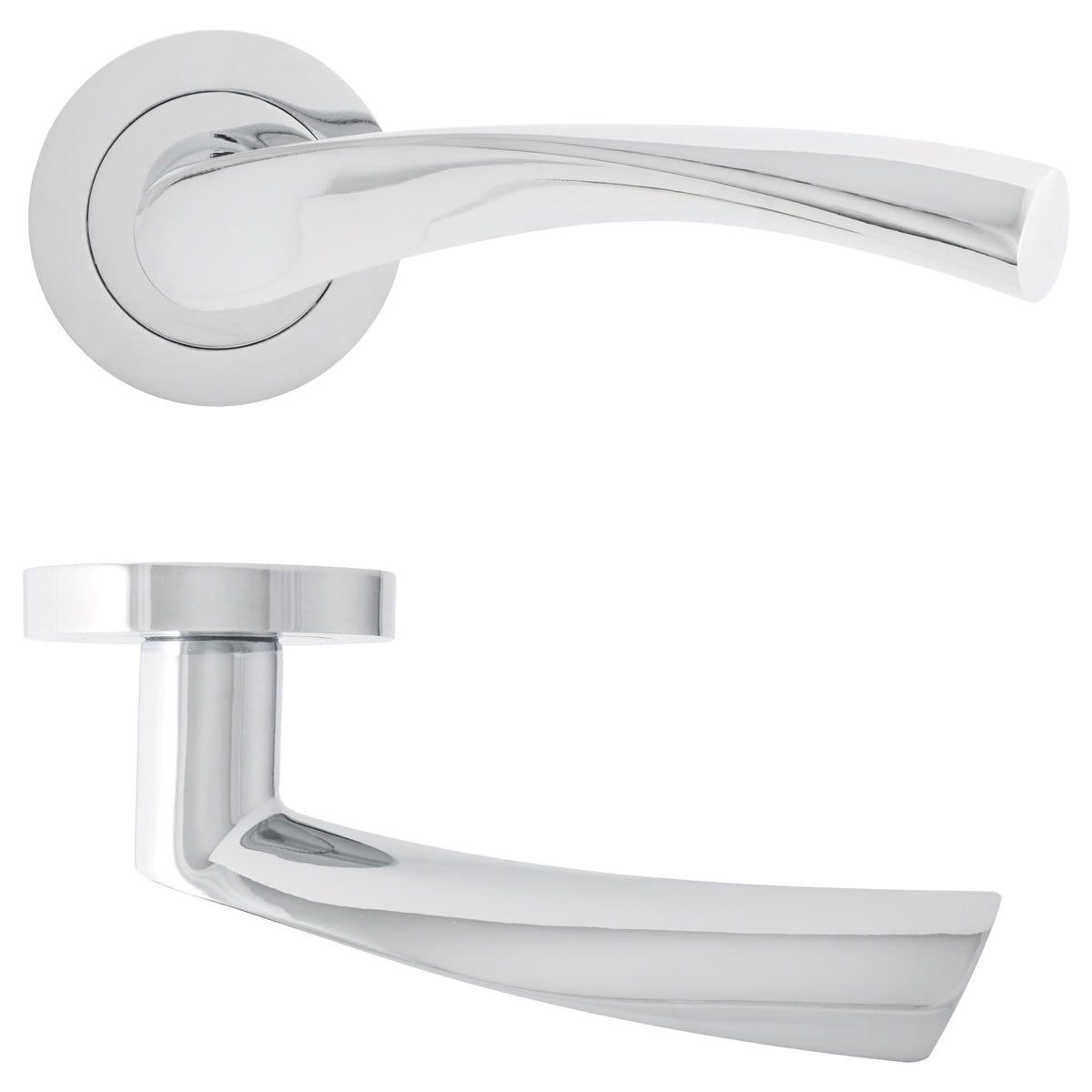 ECLIPSE MONZA LEVER HANDLE+ROSE D52 PCP by FRISCO UK SALES LTD
