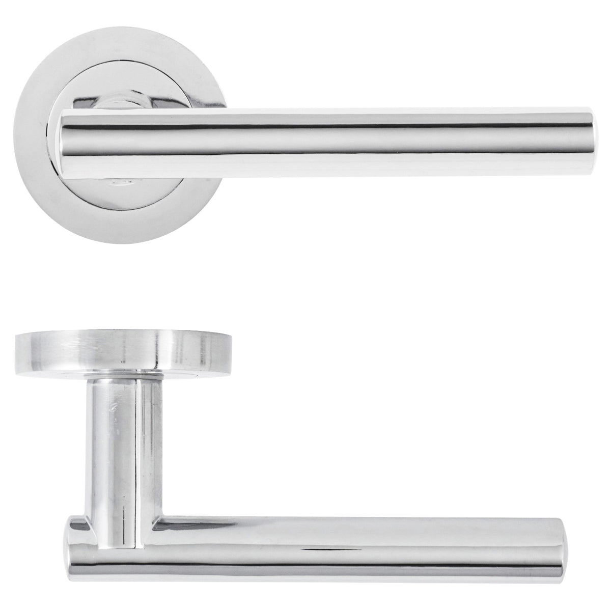 ECLIPSE CORVETTE LEVER HANDLE+ROSE D52 PCP by FRISCO UK SALES LTD