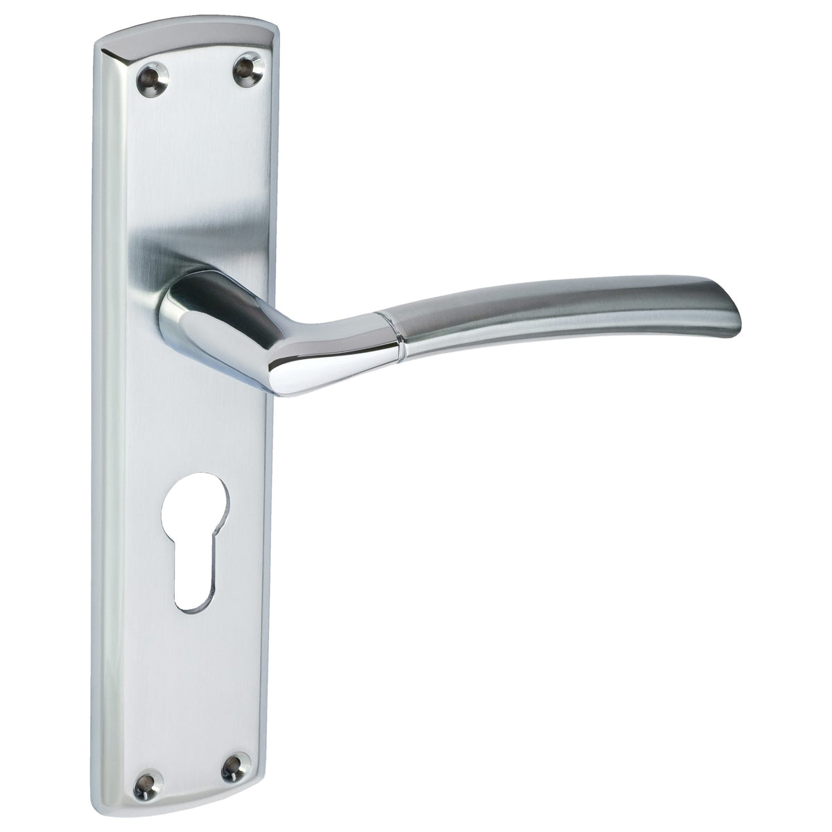 ECLIPSE TIFOSI LEVER HANDLE+BACKPLATE 190x44 EURO PCP/SCP by FRISCO UK SALES LTD