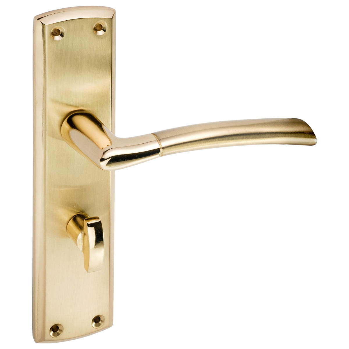 ECLIPSE TIFOSI LEVER HANDLE+BACKPLATE 190x44 BATHROOM PBR/SBR by FRISCO UK SALES LTD