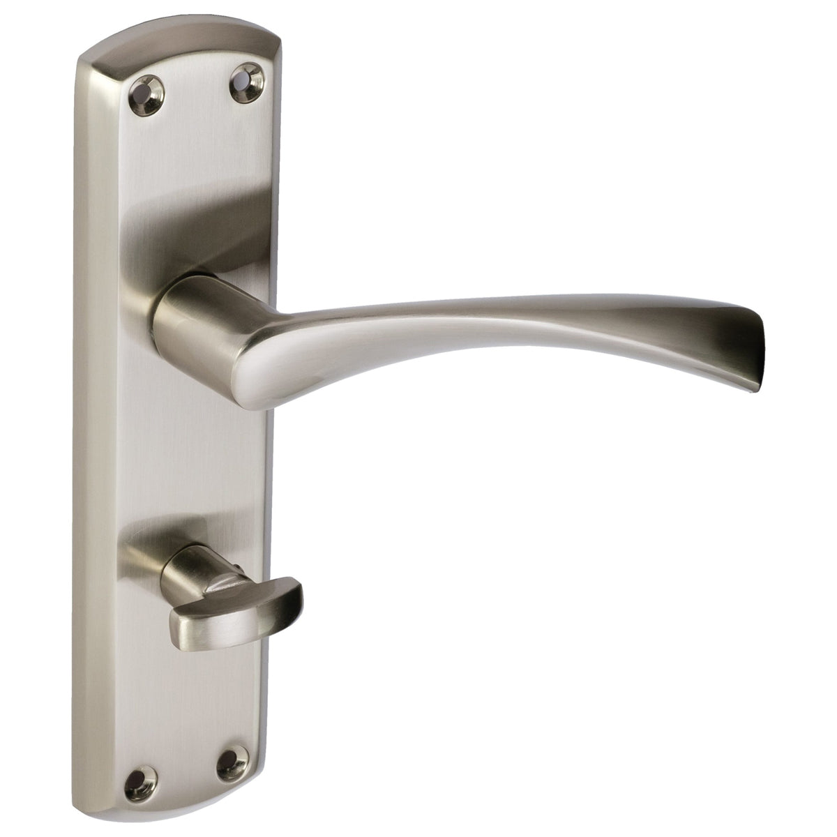 ECLIPSE MONZA LEVER HANDLE+BACKPLATE 175x44x122 BATHROOM SNP by FRISCO UK SALES LTD
