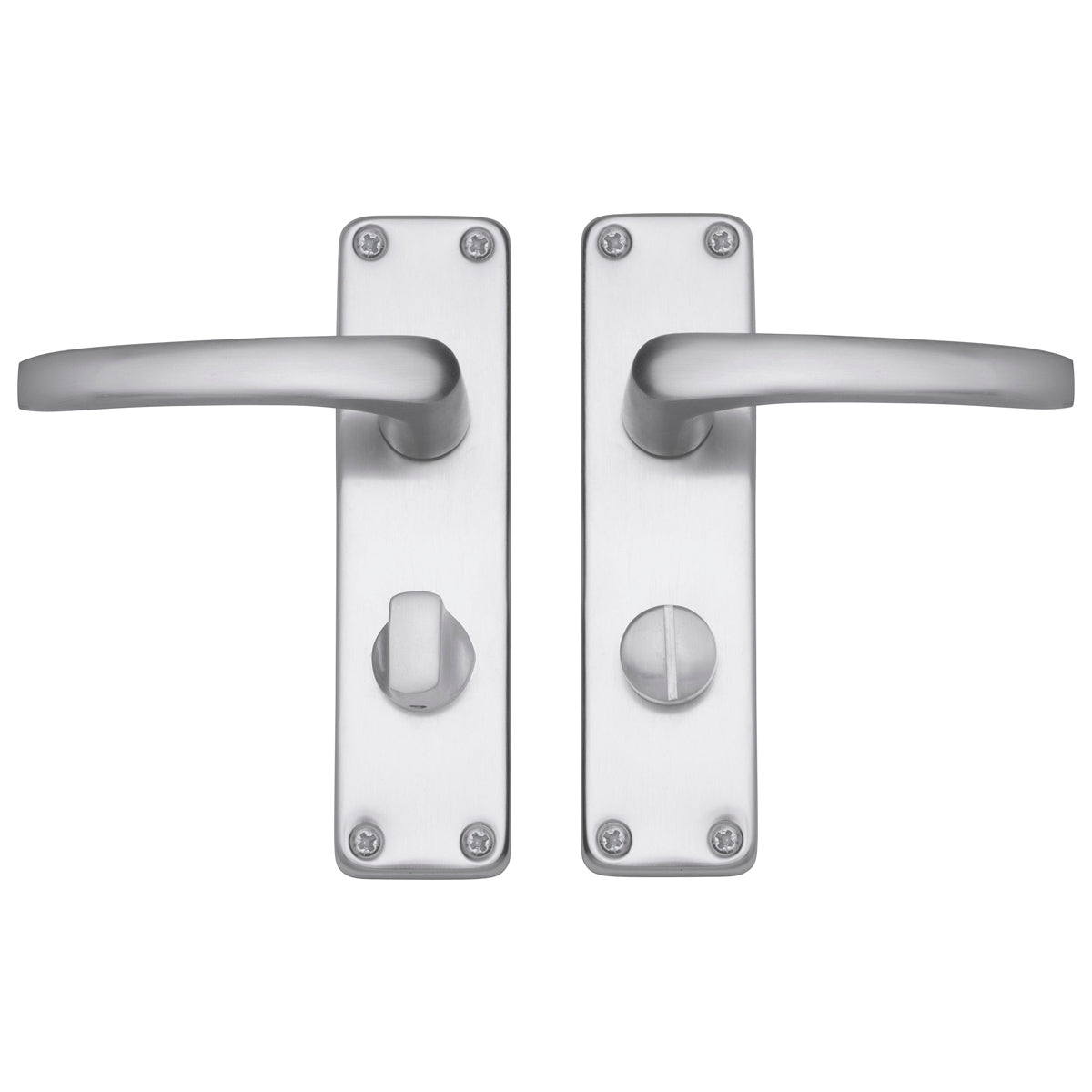 PREPACK ECLIPSE ASHTON LEVER HANDLE+BACKPLATE PRIVACY 104x40x154 SAA by FRISCO UK SALES LTD